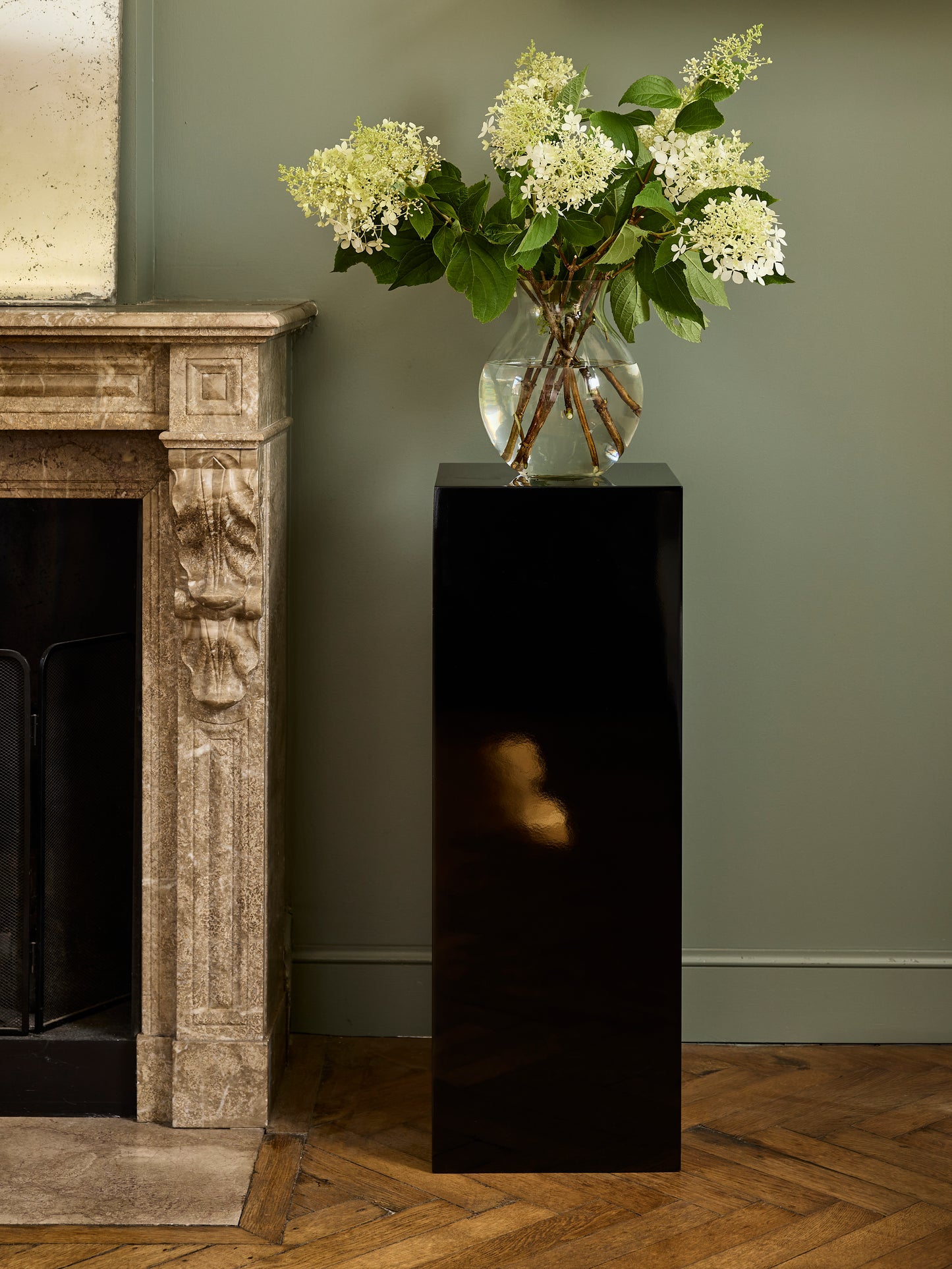 N. 12 Socle - Hauteur 90 cm - Bois - Satiné