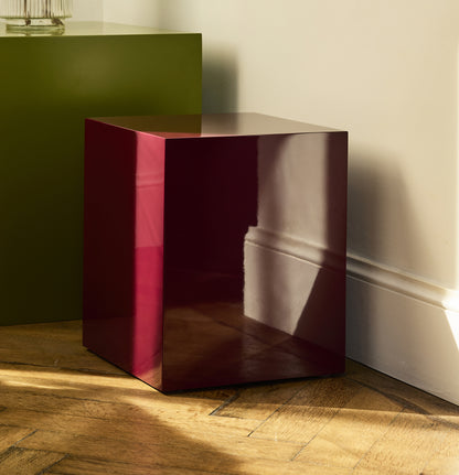 N° 01  Colonne - Hauteur 30 cm - Bois laqué brillant