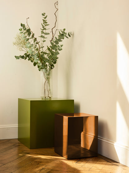 N° 01  Colonne - Hauteur 30 cm - Bois laqué brillant