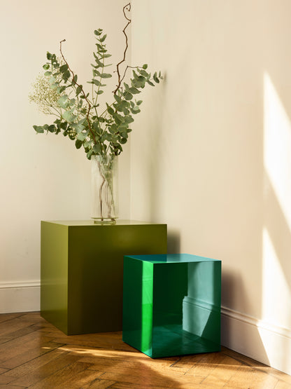 N° 01  Colonne - Hauteur 30 cm - Bois laqué brillant
