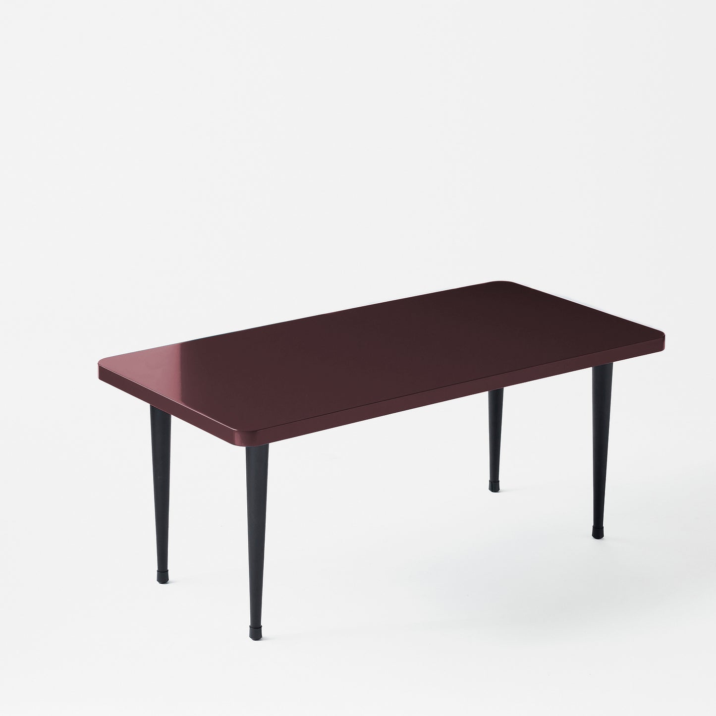 N° 06  - Table basse - 80 x 40 cm - Bois laqué satiné