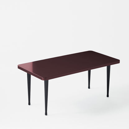 N° 06  - Table basse - 80 x 40 cm - Bois laqué satiné