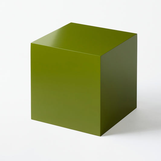 N° 04 Cube - Hauteur 40 cm - Bois laqué satiné