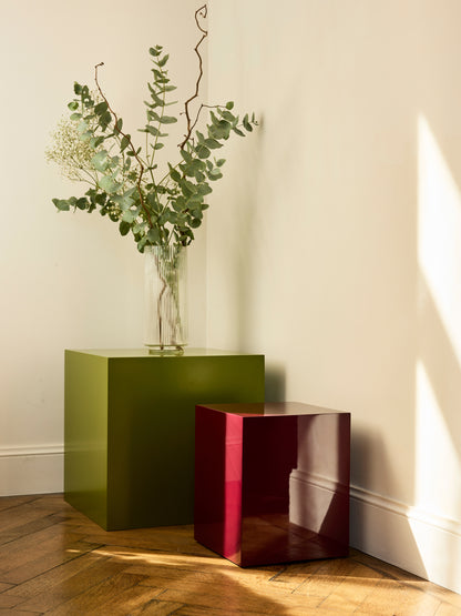 N° 01  Colonne - Hauteur 30 cm - Bois laqué brillant