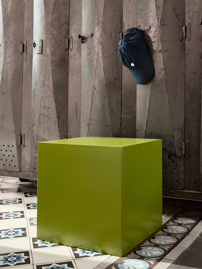 N° 04 Cube - Hauteur 40 cm - Bois laqué satiné